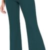 Women's High Waist Casual Wide Leg Pants, Button Dress Pants for Women, Work Pants with Pockets for Women Office.