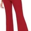 Women's High Waist Casual Wide Leg Pants, Button Dress Pants for Women, Work Pants with Pockets for Women Office.