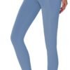 High Waisted Yoga Pants with Pockets, Tummy Control Workout Athletic Yoga Leggings for Women
