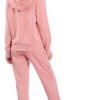 Womens Sweatsuits Set 2 Piece Jogging Suits Zip Hoodie Sweatpants Tracksuit Training Outfits