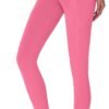 High Waisted Yoga Pants with Pockets, Tummy Control Workout Athletic Yoga Leggings for Women