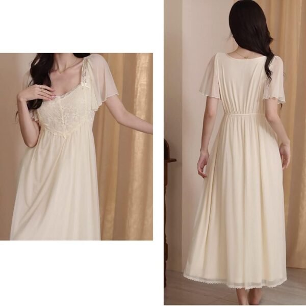 Womens Princess Nightdress  Sleepwear PJS Lounger Babydoll Chemises Sleepshirt Nighties