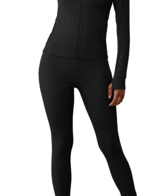 Two Piece Outfits for Women Workout Sets Bodycon Tracksuit Long Sleeve Zip Up Hoodie Jacket Jogger Sweat Pants Set