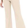 Women's High Waist Casual Wide Leg Pants, Button Dress Pants for Women, Work Pants with Pockets for Women Office.