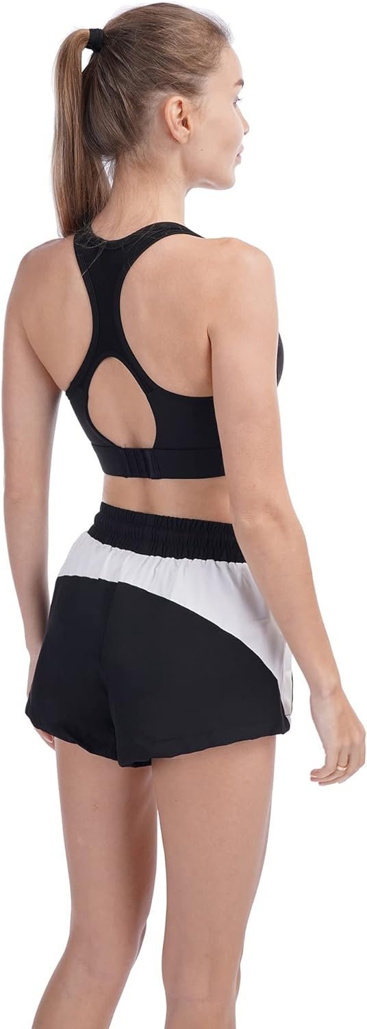 Workout Sets for Women 5 PCS Yoga Outfits Activewear Tracksuit Sets