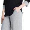 Loungewear Set pajamas Womens sleepwear Bamboo Viscose Capri Sleeve t shirt Long Pants Super Soft Novelty Pjs Set