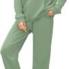 61DvN2z1HOL._AC_SL1500.jpg Women 2 Piece Outfits Tracksuit Casual Zip Up Hoodie Sweatsuits Jogging Long Pant Set