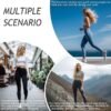 Womens Yoga Leggings Tummy Control Yoga Pants with Pockets High Waist Buttery Soft Workout Leggings