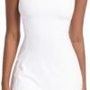 Tennis Dress for Women Workout Dress with Built-in Bra & Shorts Pockets Athletic Dress for Exercise Golf Dresses