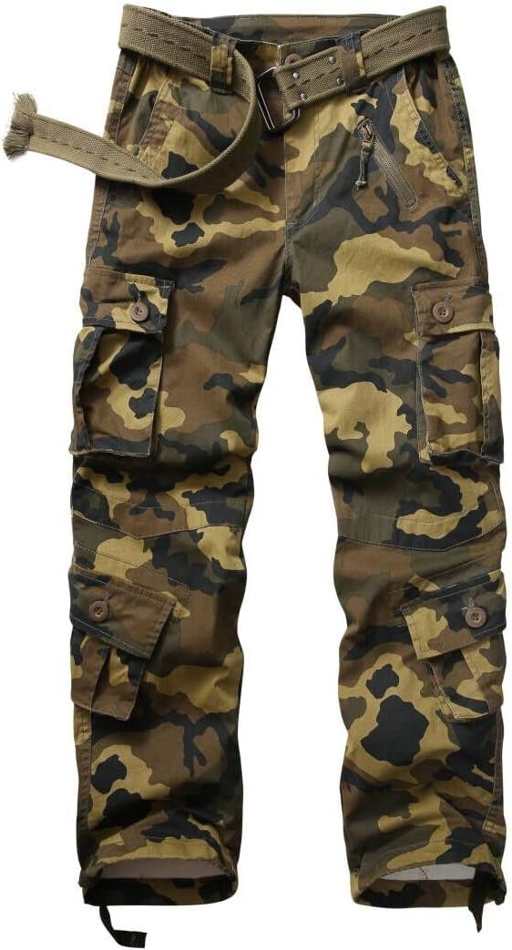 61lM3UkxRyL._AC_SL1125.jpg Women's Cargo Pants Quick Dry Casual Military Army Camo Combat Work Casual Pants with Pockets