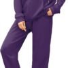 61mZgboKnVL._AC_SL1500.jpg Women 2 Piece Outfits Tracksuit Casual Zip Up Hoodie Sweatsuits Jogging Long Pant Set