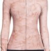 Workout Jackets for Women Full Zip Athletic Running Track Jacket with Pockets Slim Fit Yoga Jacket with Thumb Holes