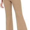 Women's High Waist Casual Wide Leg Pants, Button Dress Pants for Women, Work Pants with Pockets for Women Office.