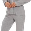 Button Up Pajamas for Women Long Sleeve Sleepwear Soft Loungewear Ladies Pjs Set XS-XXL