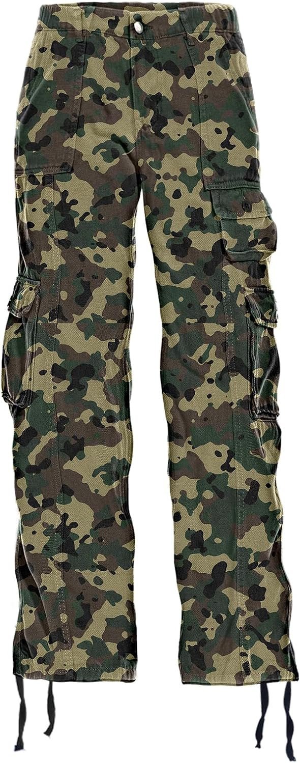 71QdhE6Wj9L._AC_SL1500.jpg Women's Hiking Cargo Pants Joggers Cotton Casual Military Army Combat Work Pants with 7 Pockets