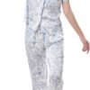 Women's Silky Satin Pajamas Set Long sleeve and Pants Sleepwear Soft and Comfy Button Down Loungewear Relaxed Fit