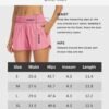 Athletic Shorts for Women with Pockets High Waist Running Workout Shorts Gym Yoga White Summer Shorts