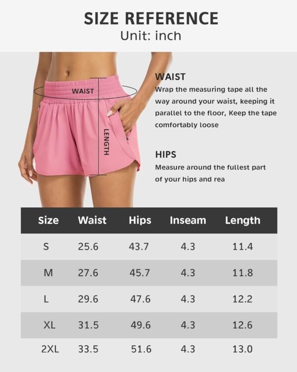 Athletic Shorts for Women with Pockets High Waist Running Workout Shorts Gym Yoga White Summer Shorts