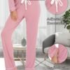 Pajamas Set Long Sleeve Womens Button Down Sleepwear Two Piece Nightwear Soft Pj Lounge Sets S-XXL