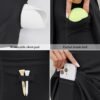 Womens Tennis Dress with Built in Shorts and Bra Athletic Workout Exercise Golf Dress Backless Cut-Out Active Dress