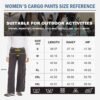 71qBXxEyOKL._AC_SL1500.jpg Women's Hiking Cargo Pants Joggers Cotton Casual Military Army Combat Work Pants with 7 Pockets