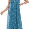 Women's Nightgown Sleeveless Sleepwear Wide Strap Sleep Shirt Pleated Scoopneck Nightshirt
