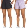 Athletic Shorts for Women with Pockets High Waist Running Workout Shorts Gym Yoga White Summer Shorts