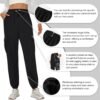 Womens Cargo Pants Stretchy High Waisted Joggers Baggy Casual Drawstring Sweatpants with Pockets Hiking Pant