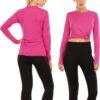 Women's Long Sleeve UPF 50+ UV Sun Protection Shirts Rash Guard Swim T-Shirt/Hoodie Quick Dry for Outdoor Hiking